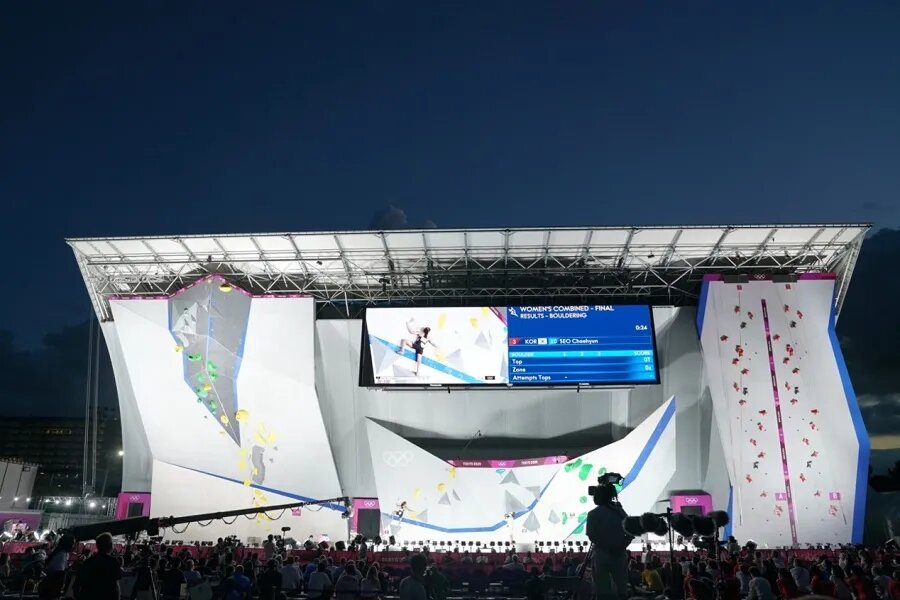 真实虚拟无缝交织的攀岩赛场 中国转播黑科技如何闪耀东京？